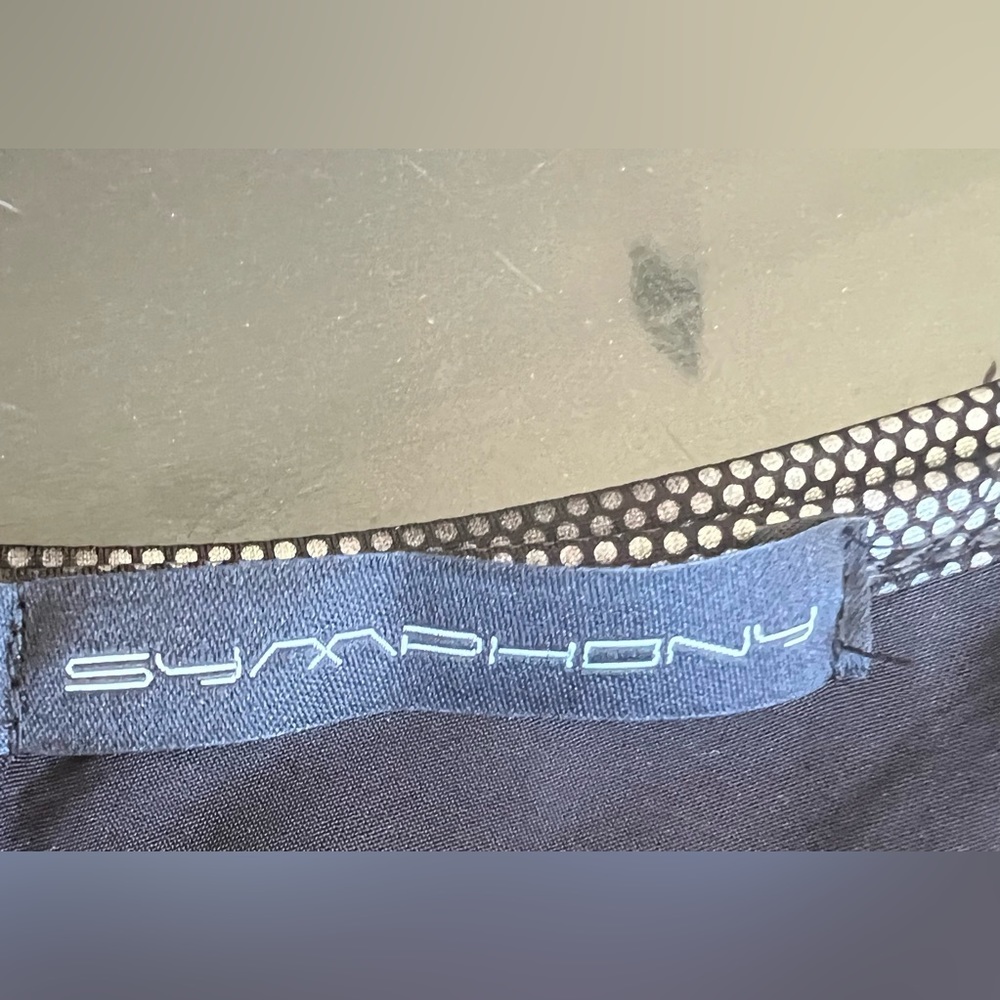 77. Symphony One-Shoulder Bandage Metallic Tiger Print Mini Dress Grey/Black (S) - Picture 15 of 15